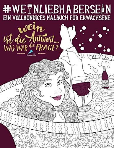 Libro de colorear para amantes del vino