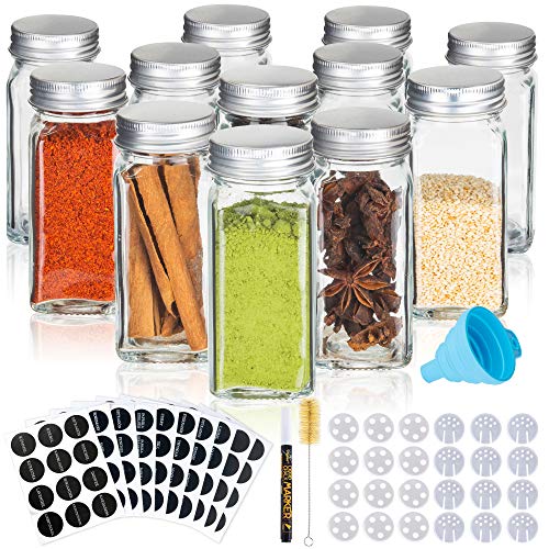 Tarros de especias con tapón de rosca