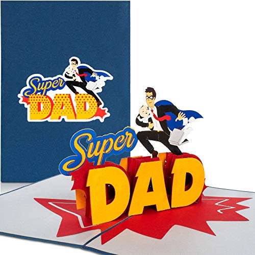 Biglietto pop-up "Super Papa"