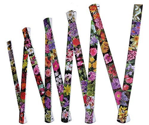 Regla plegable de flores