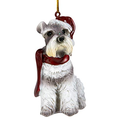 Adorno en Amazon Schnauzer de Navidad